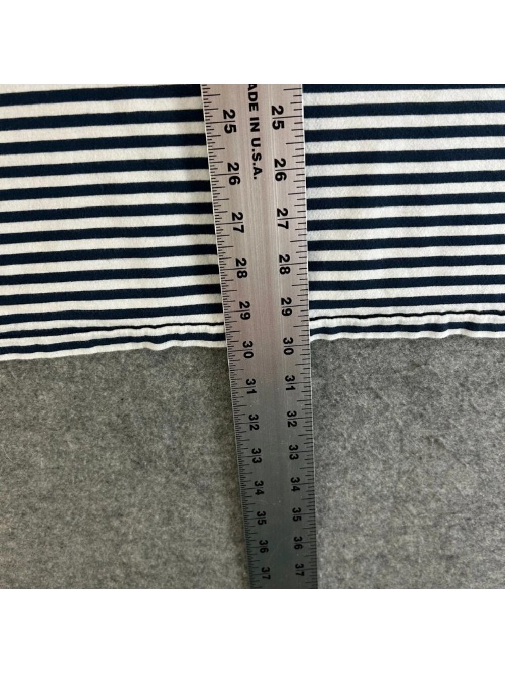 Polo Ralph Lauren Polo Shirt Mens XL Blue Gray Striped Classic Fit Pony Pocket - Picture 11 of 12